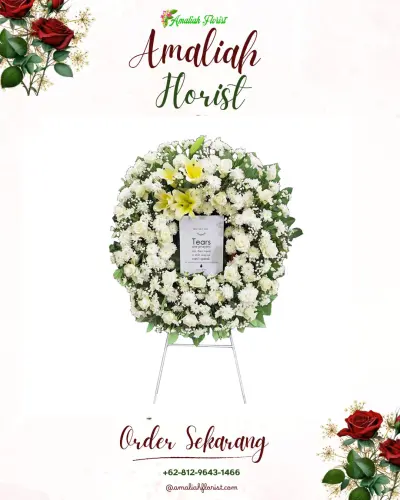 Krans Bunga Duka Cita di Medokan Ayu