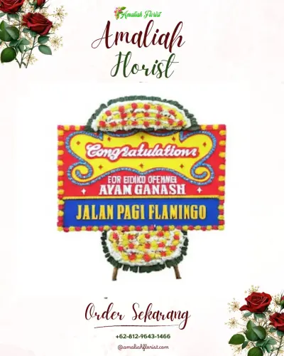 Bunga Papan Congratulation di Medokan Ayu